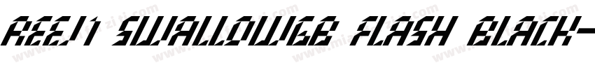 REEJ1 SwallowGB Flash Black字体转换